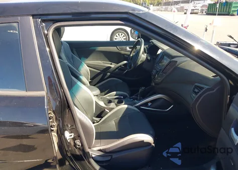 2016 Hyundai Veloster Turbo из США, поврежденный, VIN KMHTC6AE7GU263912